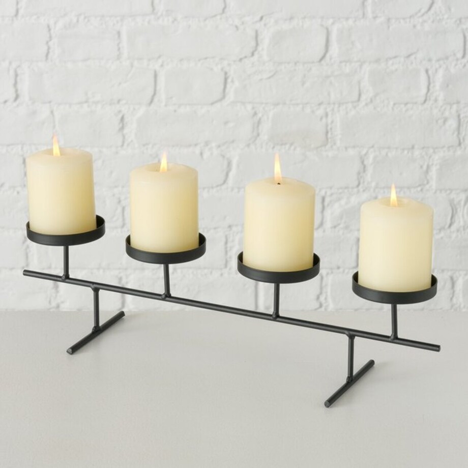 Świcznik Ambrose 40x10x10cm, 40 x 10 x 10 cm