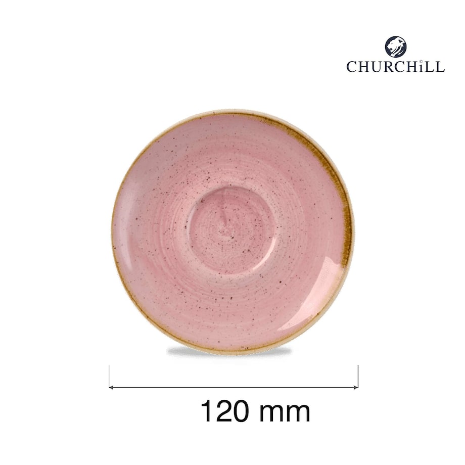 Spodek do filiżanki do espresso Stonecast Petal Pink, 118mm