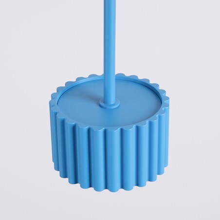 Lampa wisząca AURA 1 błękitna Gx53