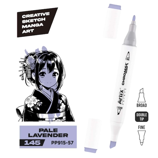 dwustronny marker kreatywny artix pp915-57 pale lavender
