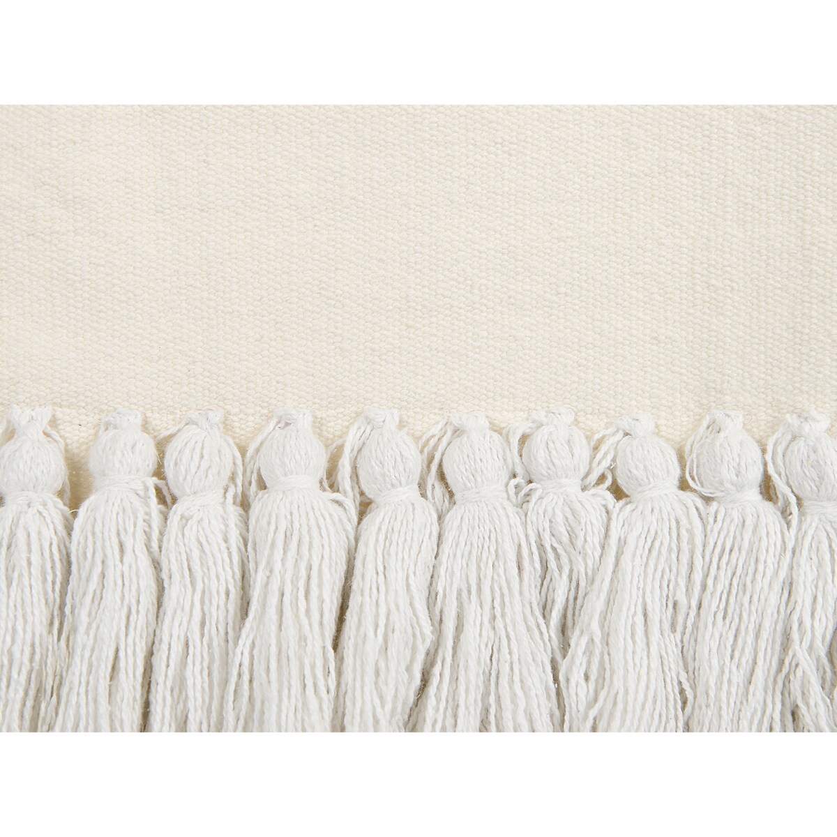 Dekoracja ścienna z frędzlami biała THUL