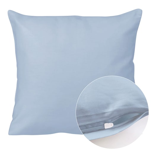 Poszewka satynowa 40x40 kolor Niebieski