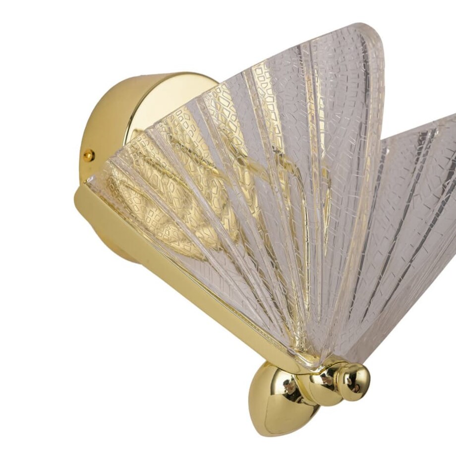 Lampa ścienna motyl Mariposa LP-1715/1W Light Prestige LED 8W 3000-6000K złota