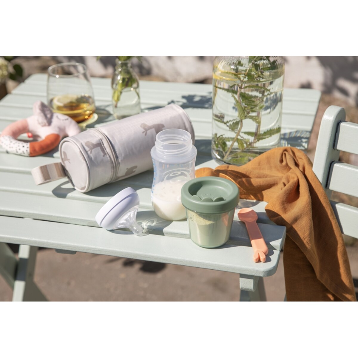 Done by Deer Pojemniki na Żywność dla Dzieci 3szt Croco Green