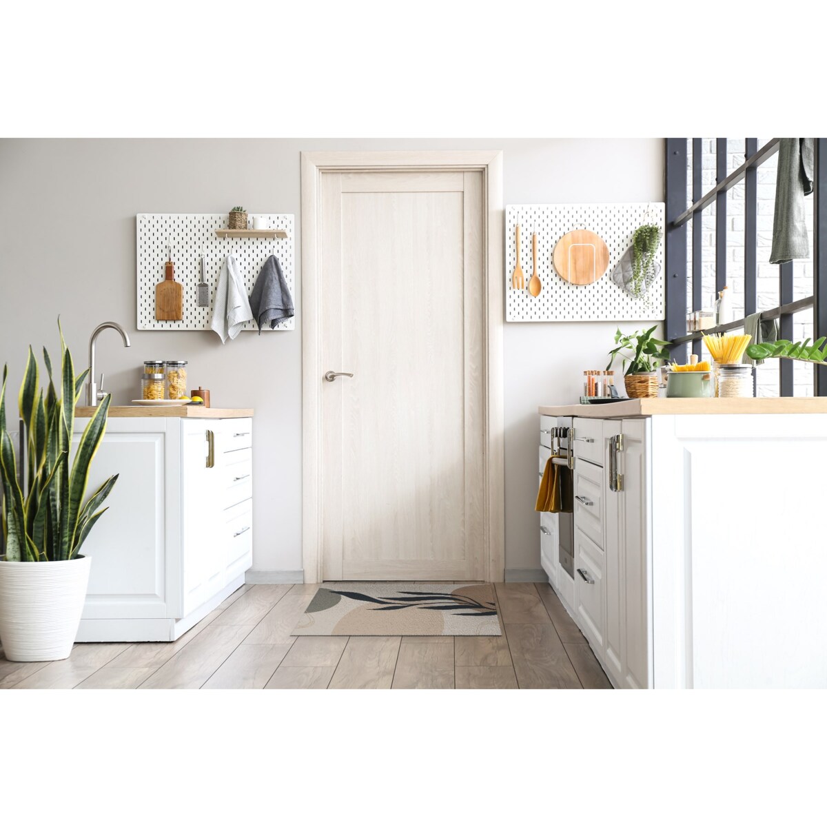 Wycieraczka do wnętrz Elegancka roślina 90x60 cm