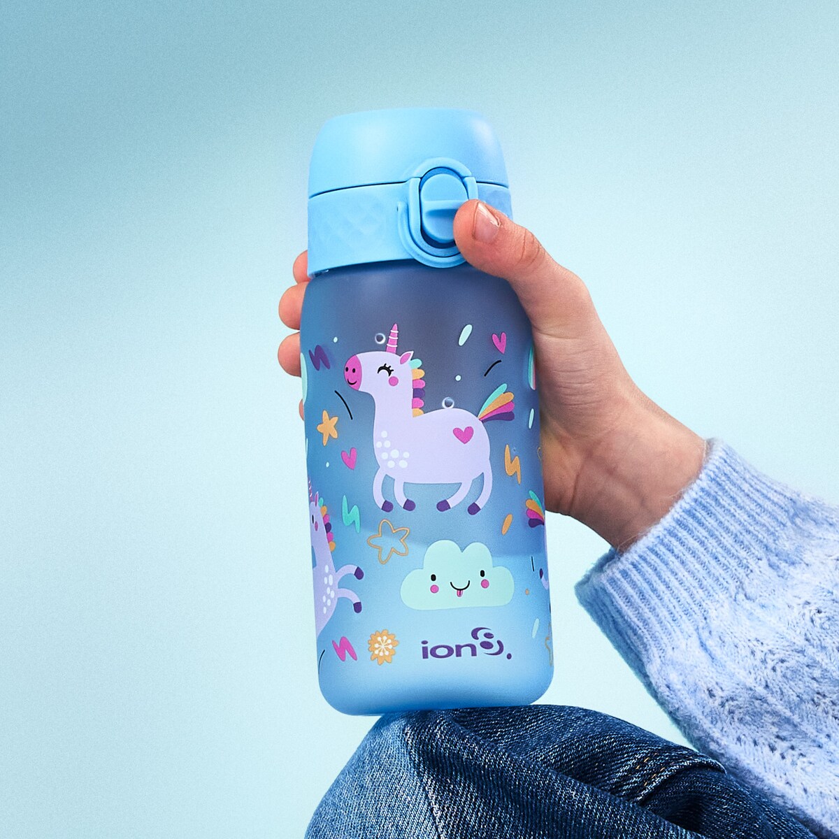 Butelka ION8 I8RF350PBUNI Unicorns (Alaskan Blue)
