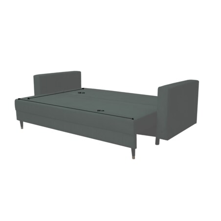 Sofa z funkcją spania ELA - granatowa