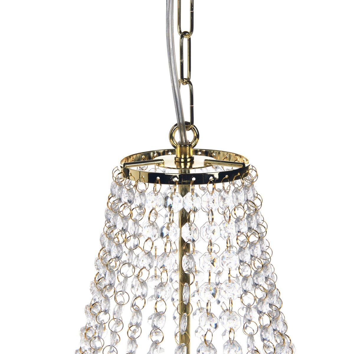 Żyrandol DIAMANTE Metal Złoty