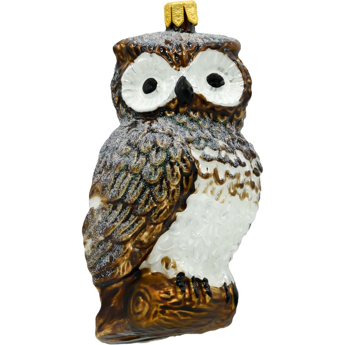 Bombka choinkowa: Sówka: brązowa