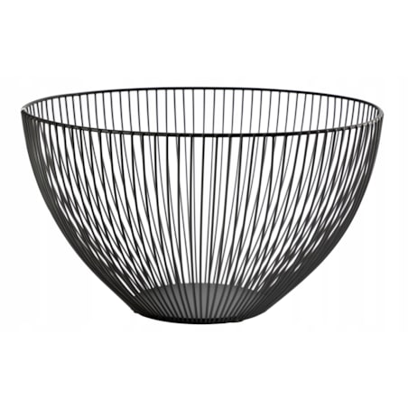 koszyk na owoce żywność METALOWY czarny misa TOGO