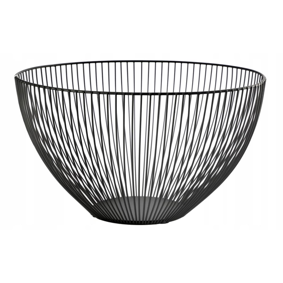 koszyk na owoce żywność METALOWY czarny misa TOGO