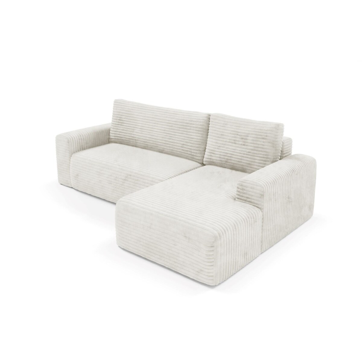 Narożnik SONTII z funkcją spania gruby sztruks Kolor: TILIA 1