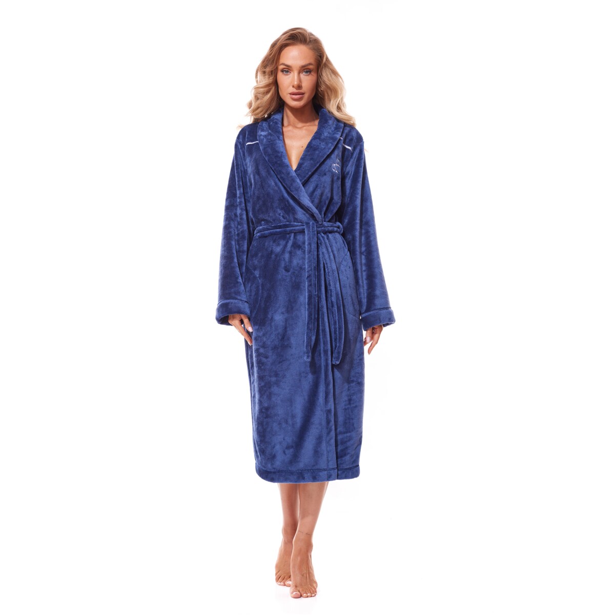 Szlafrok Lux Long 2312 Navy Navy, XL