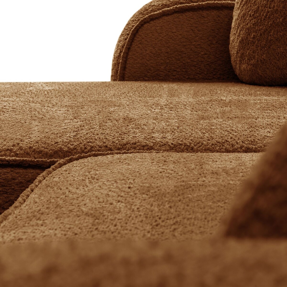 Rozkładany narożnik VENUS II z pojemnikiem na pościel, Coral 35