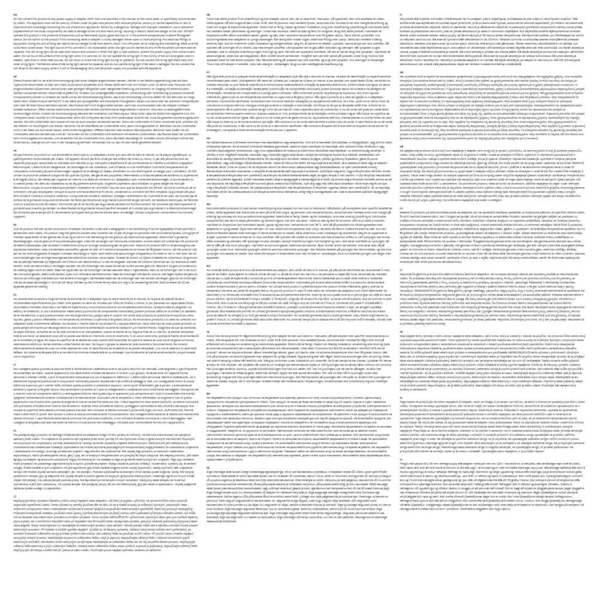 vidaXL Sznur lampek LED, 2000 diod w kolorze ciepłej bieli, 200 m, PVC