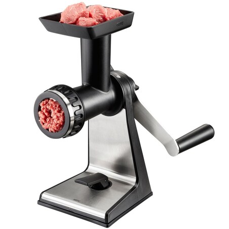 Maszynka do mięsa 2w1, zestaw z 2 krążkami do mielenia i końcówkami do nadziewania lub wyciskania