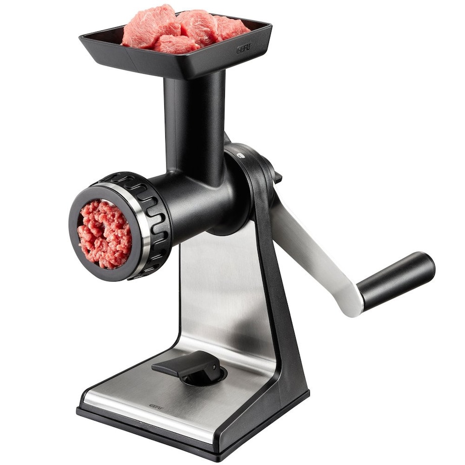 Maszynka do mięsa 2w1, zestaw z 2 krążkami do mielenia i końcówkami do nadziewania lub wyciskania