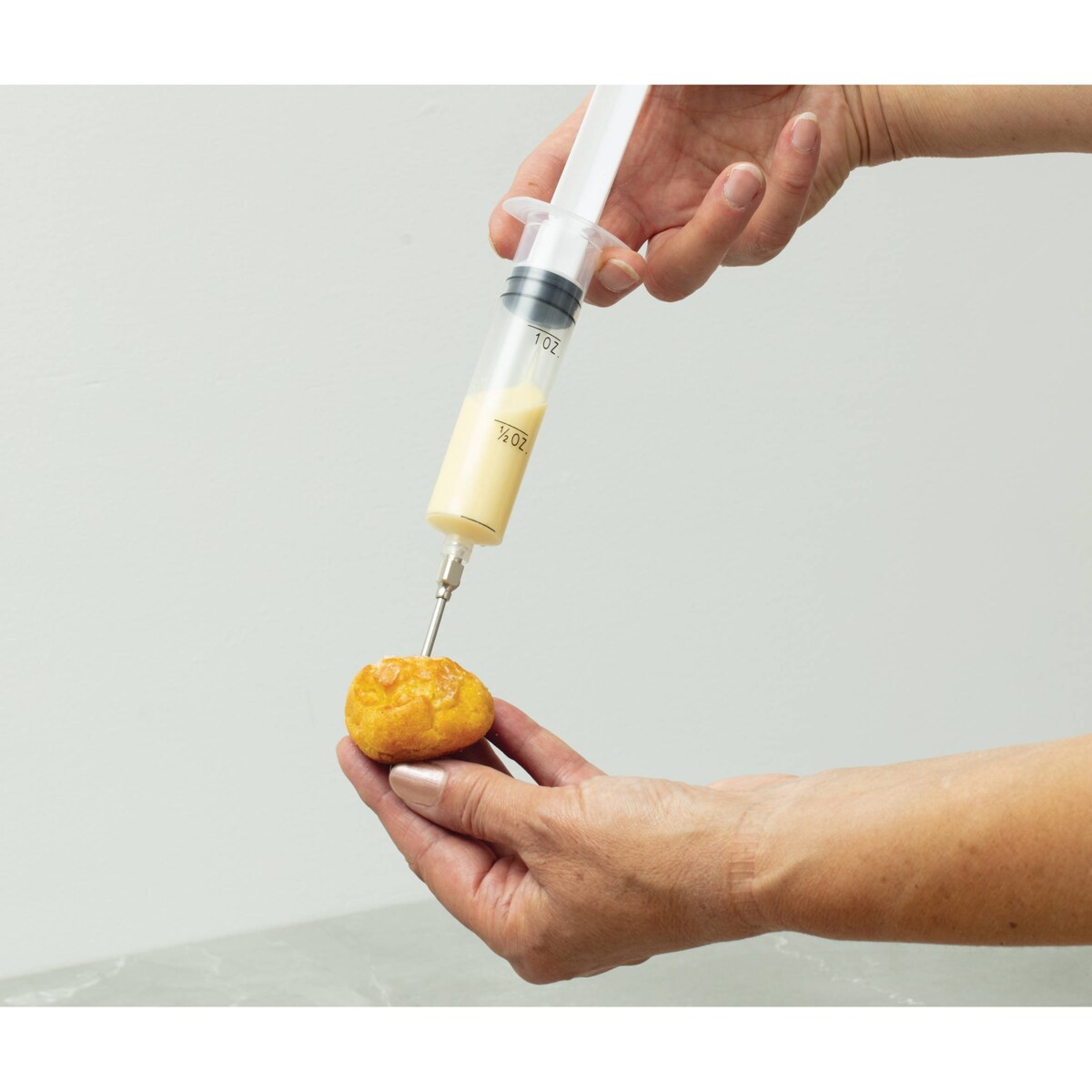 Szpryca do pączków, ciast i mięs, 21 cm