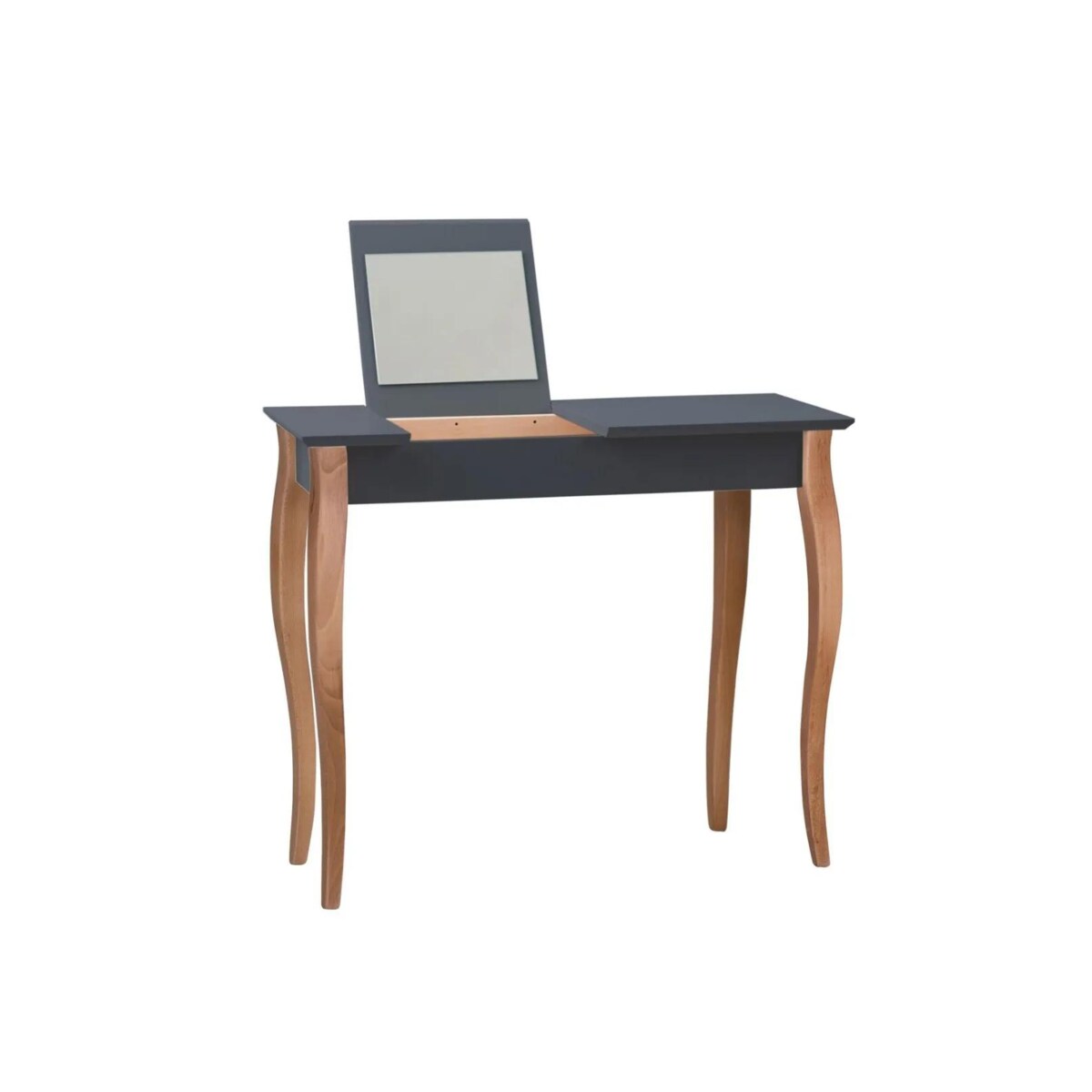 Toaletka z lustrem LILLO 85 cm grafitowa