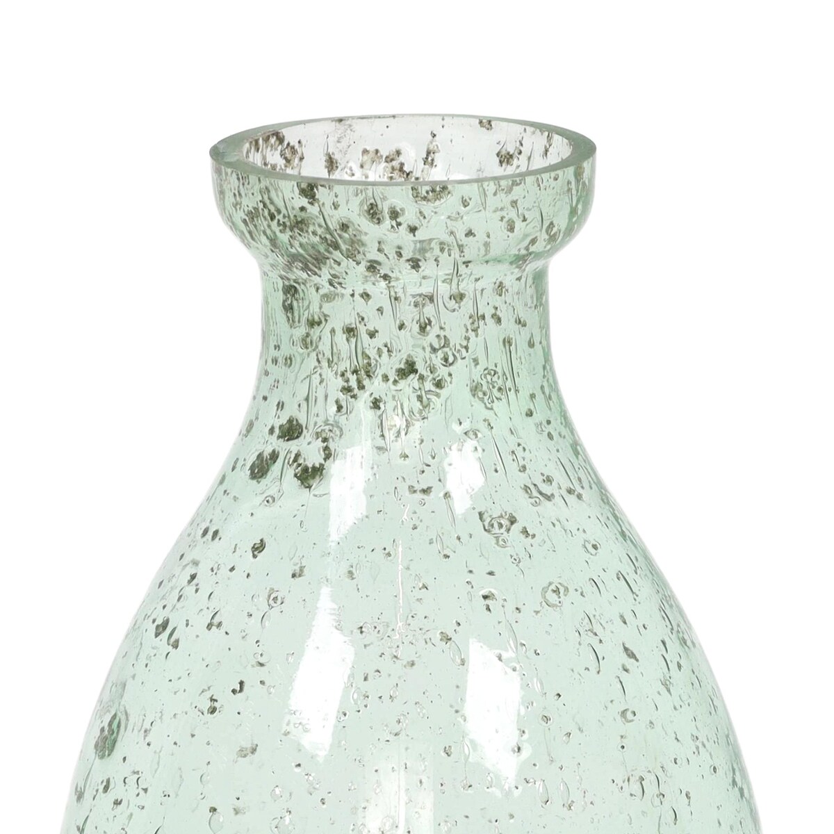 Szklana butelka nakrapiana, Ø 10 cm