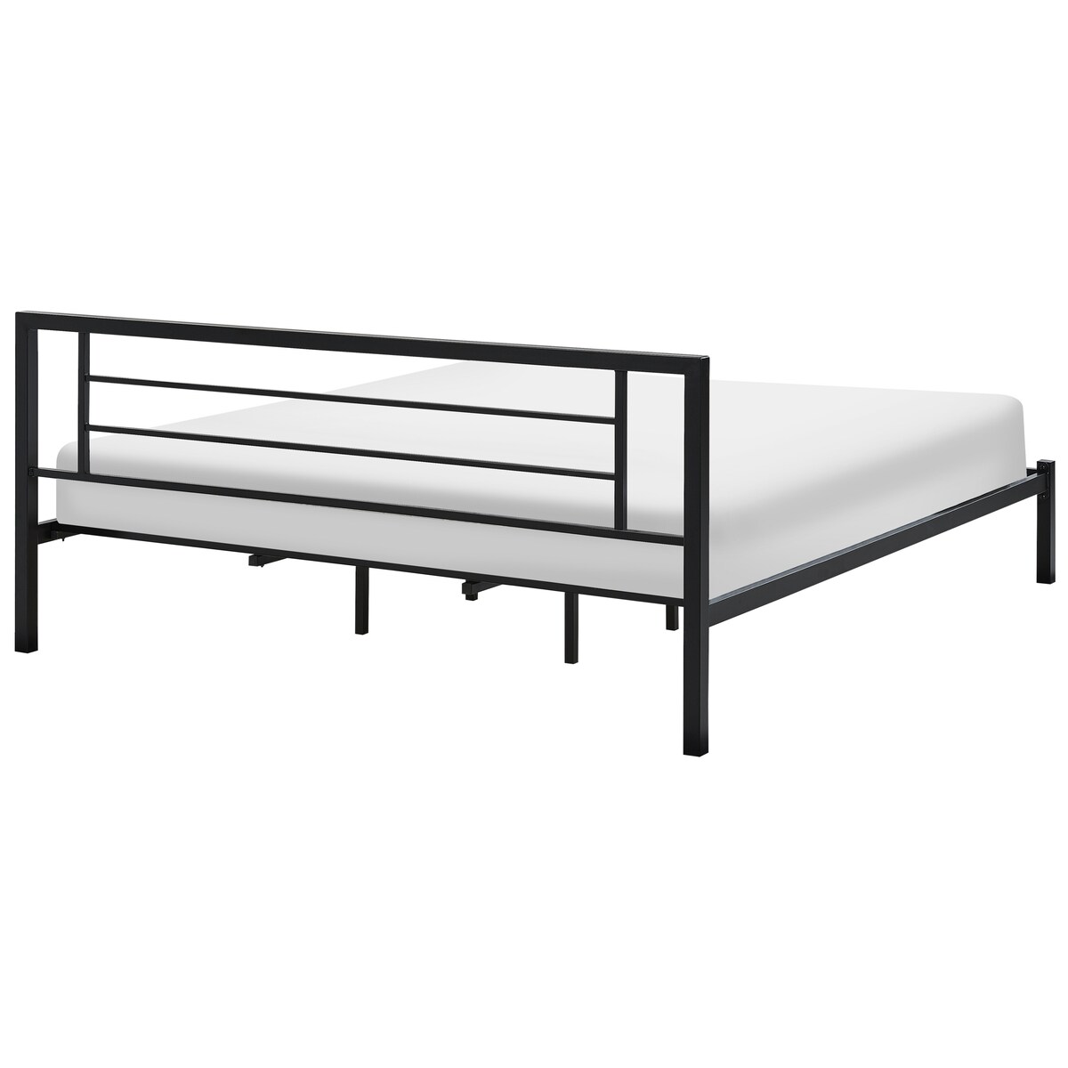 Łóżko Metal CUSSET 180 x 200 cm Czarny