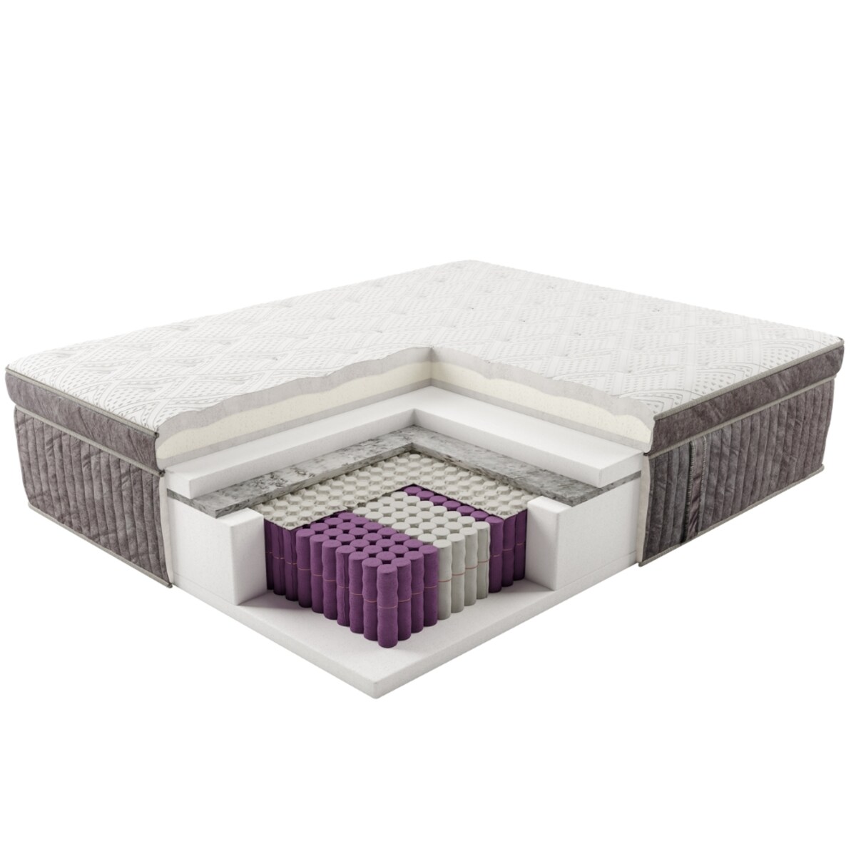 Materac Otello DeLuxe Edition by Hilding 200x200 cm English breakfast