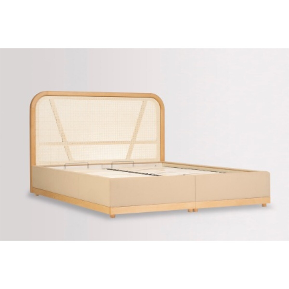 Łóżko Japandi (160X200) w tkaninie Tierra 02