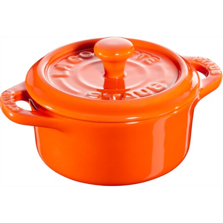 Staub Mini Cocotte Okrągły - 200 ml, Pomarańczowy
