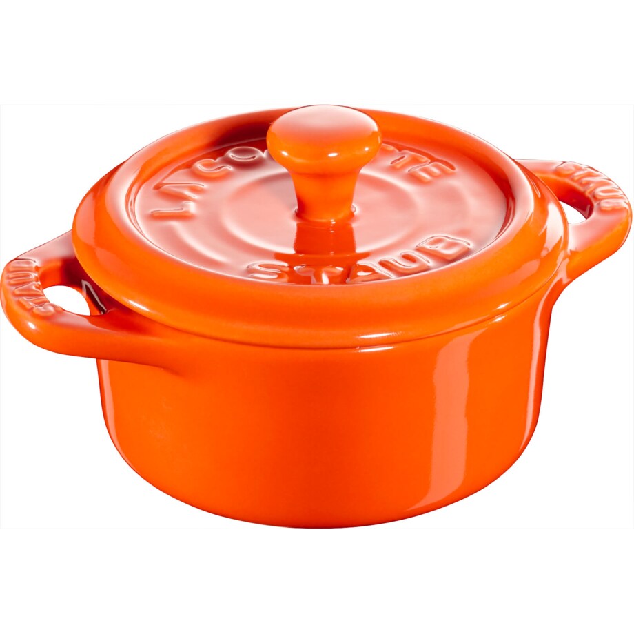 Staub Mini Cocotte Okrągły - 200 ml, Pomarańczowy