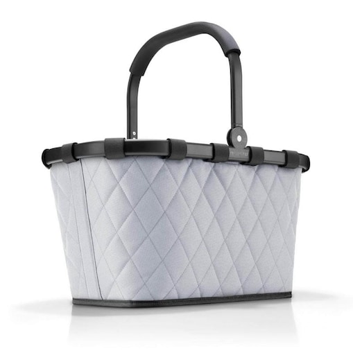 Koszyk carrybag frame rhombus light grey
