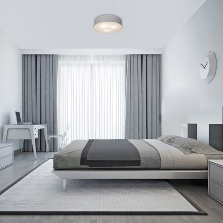 Nowoczesna LAMPA sufitowa RENATA 5083 Rabalux metalowy plafon do biura biały