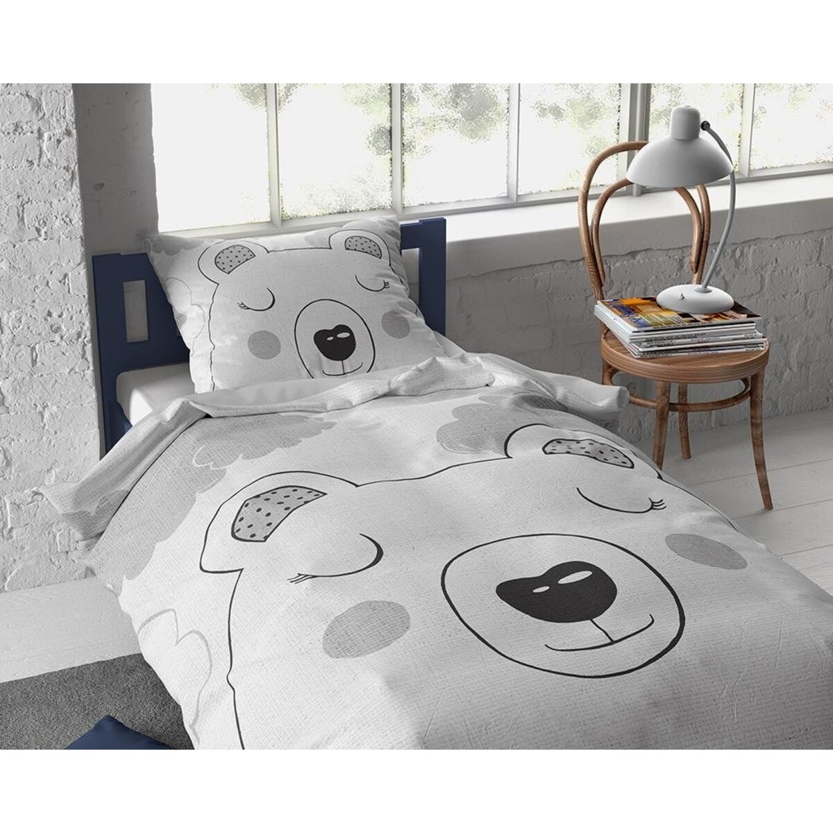 Pościel dla dzieci SWEET BEAR, 135 x 200 cm, bawełna, DREAMHOUSE