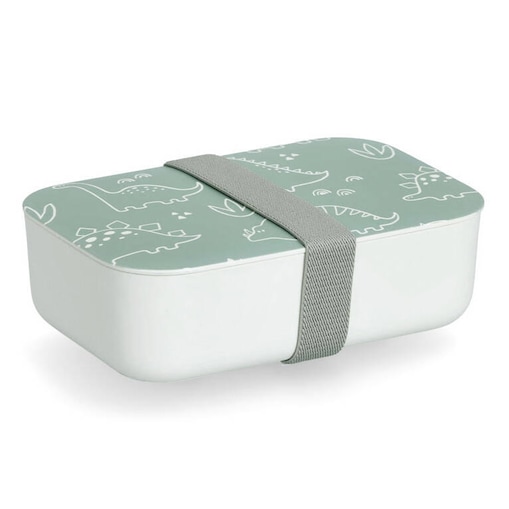 Plastikowy lunchbox DINO, 19 x 12,5 x 6,5 cm