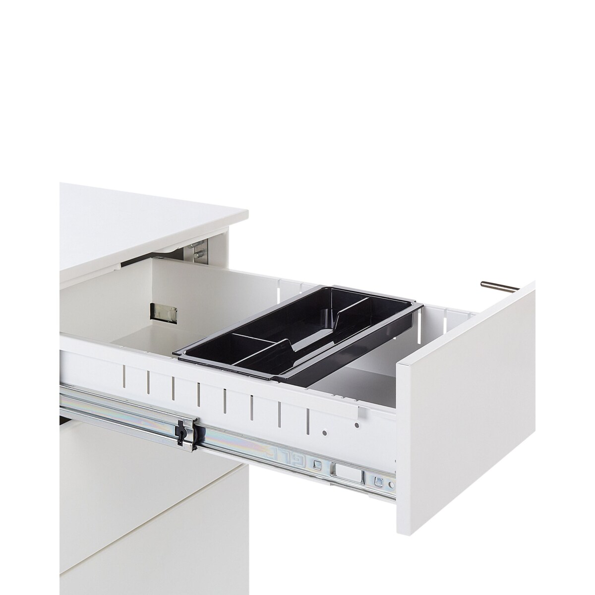 Szafka biurowa metalowa biała BOLSENA II