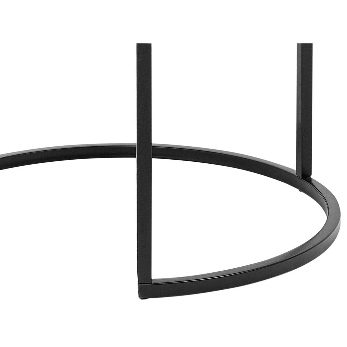 Zestaw 2 stolików kawowych z drewna mango jasny CLATON