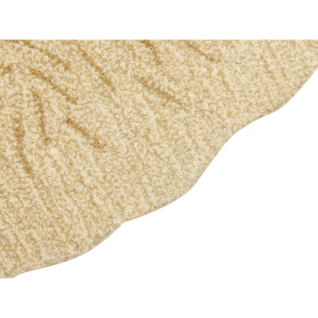 Dywan dziecięcy wełniany wilk 100 x 160 cm beżowy BALTO