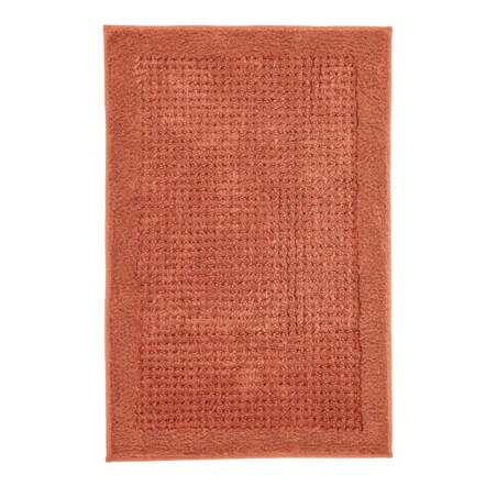 Kleine Wolke Net Ekologiczny Dywanik łazienkowy pomarańczowy 60 x 90 cm ECO LIVING