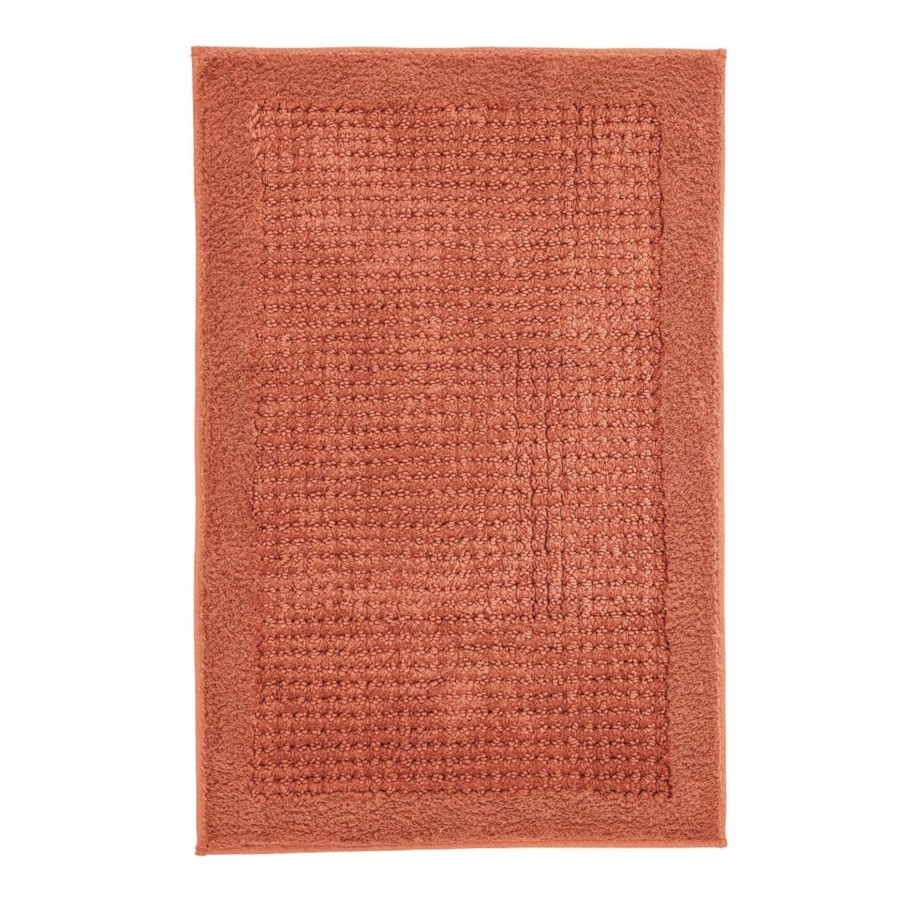 Kleine Wolke Net Ekologiczny Dywanik łazienkowy pomarańczowy 60 x 90 cm ECO LIVING