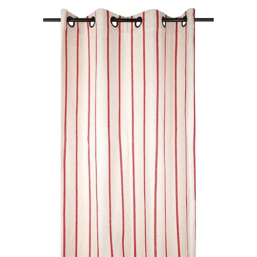 Zasłona bawełniana w paski TROPE, 135 x 260 cm