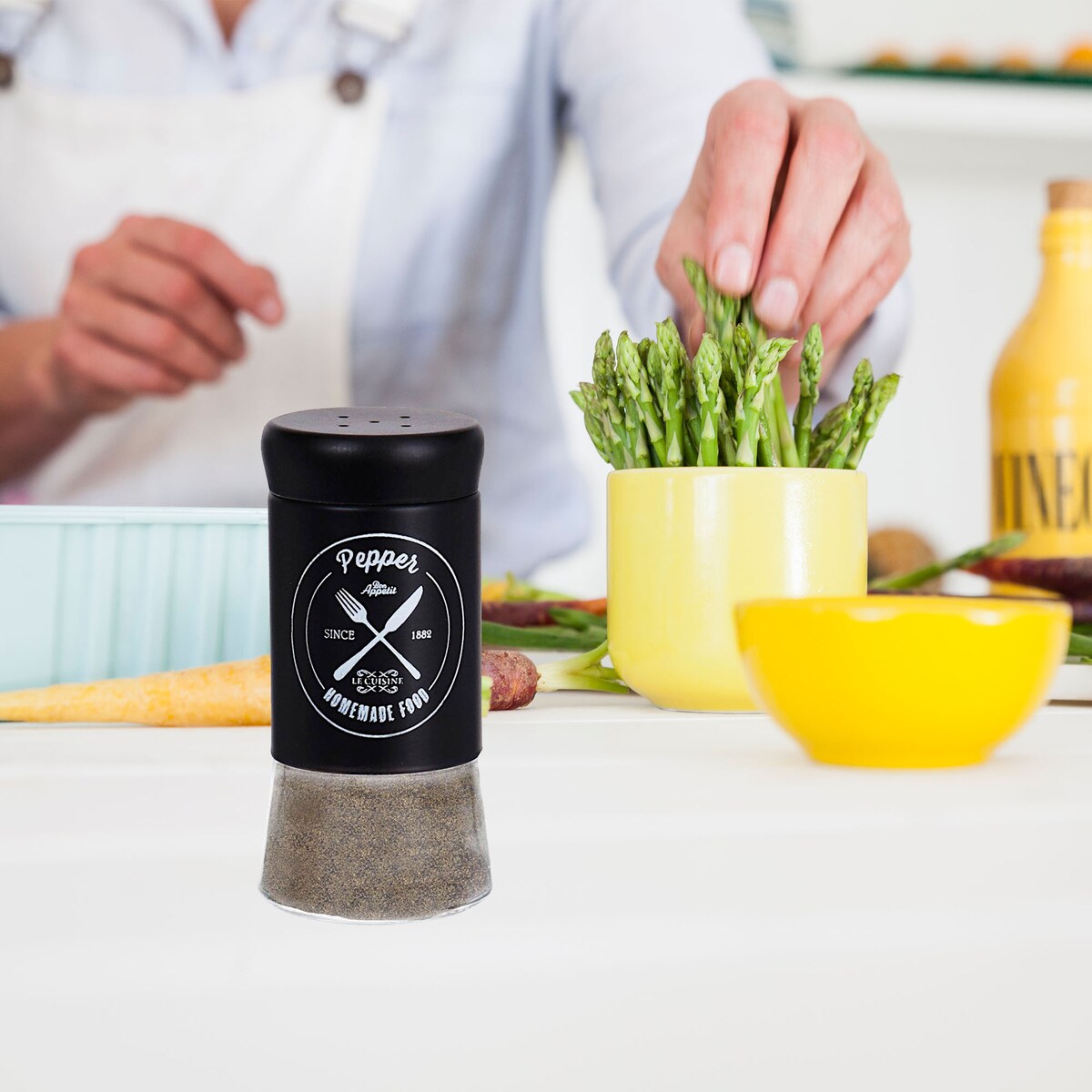 Solniczka Pieprzniczka Przyprawnik Czarny Zestaw