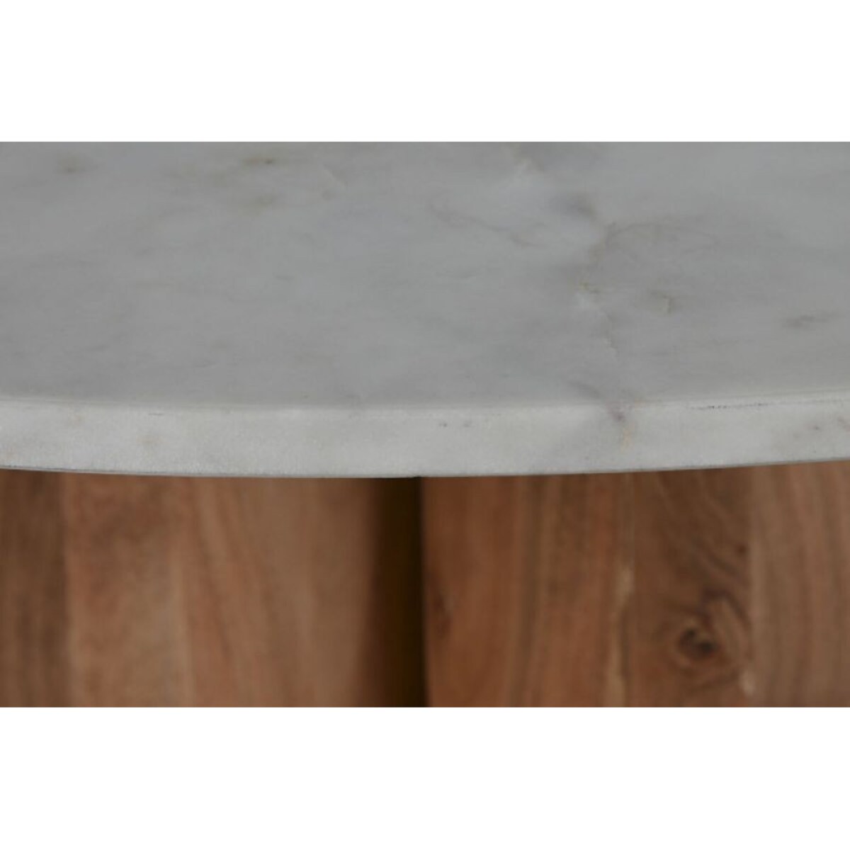 Okrągły stół z marmurowym blatem Ø106 cm MIRABEL