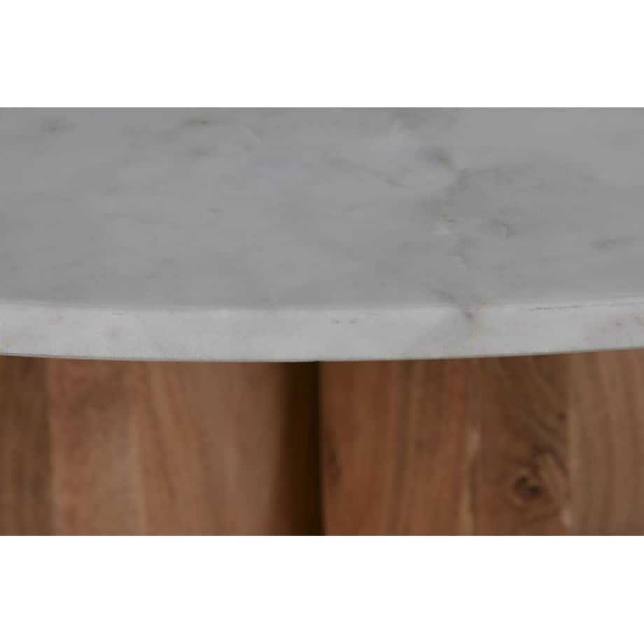 Okrągły stół z marmurowym blatem Ø106 cm MIRABEL