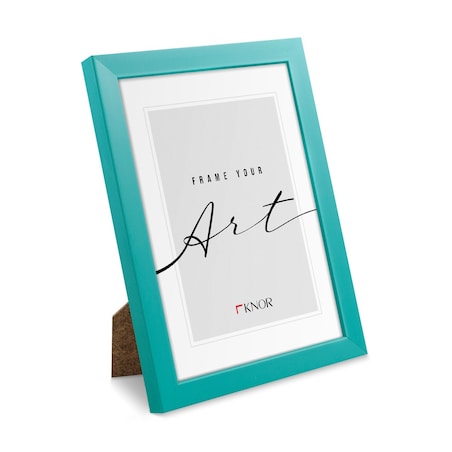 Kolorowe ramki, 15x21 cm, turkusowe, ramka na zdjęcie, Knor - turkusowe ramki do zdjęć i plakatów, ramki dla dzieci