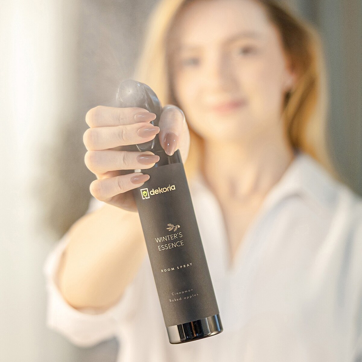 Spray zapachowy do pomieszczeń Winter's Essence, 5x10x22 cm