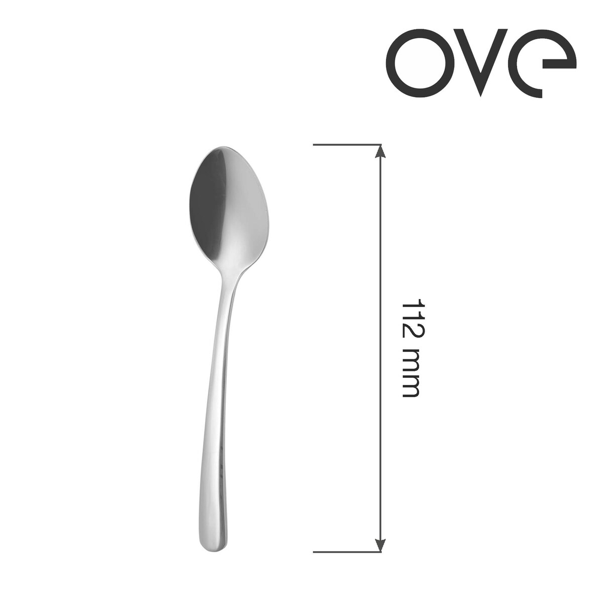 Łyżeczka do kawy Fjord, OVE, 112 mm, zestaw 12 szt.