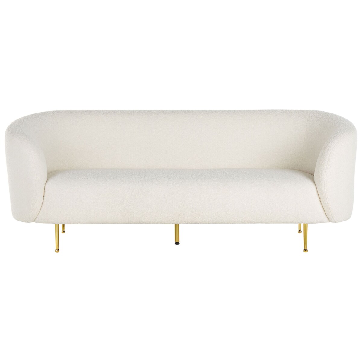 Sofa trzyosobowa boucle biała LOEN