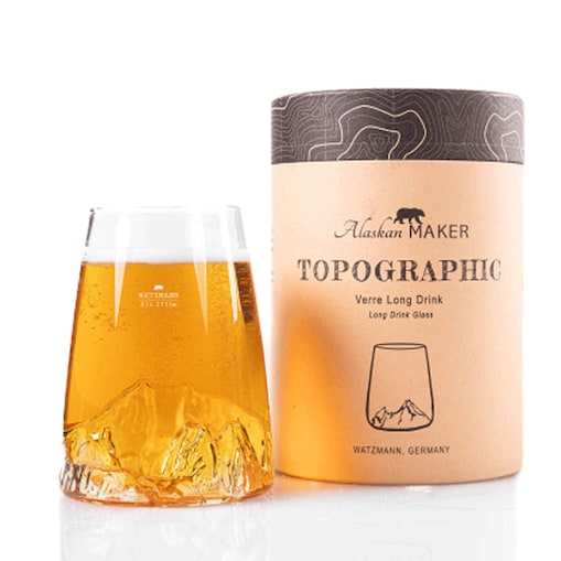 Szklanka Long Drink - Topographic - Watzmann