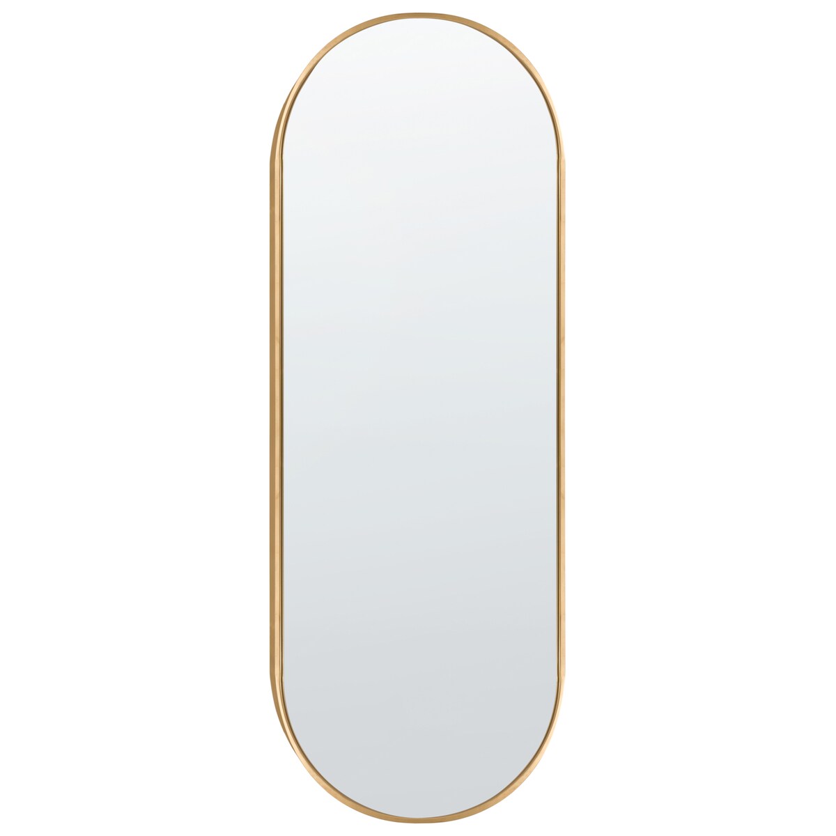 Lustro ścienne AZEVILLE 46 cm 122 cm Metal Złoty