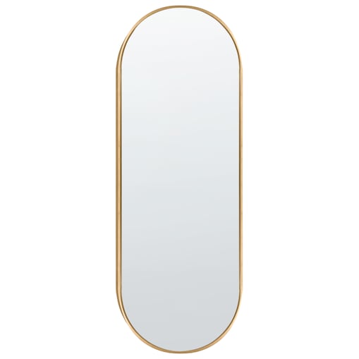 Lustro ścienne AZEVILLE 46 cm 122 cm Metal Złoty