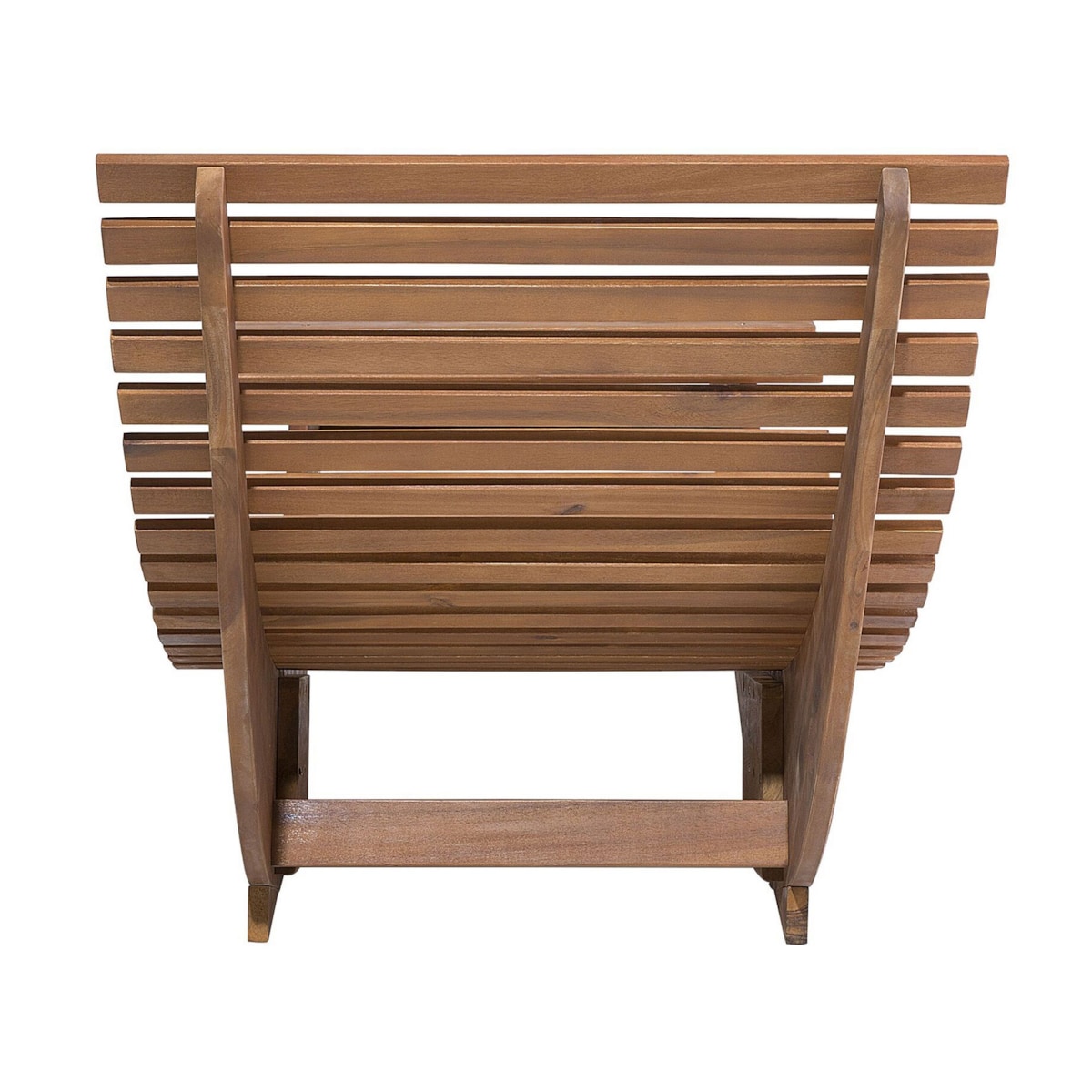 Leżak ogrodowy drewniany jasny BRESCIA